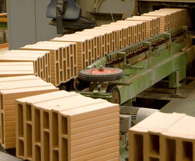 Ziegelsteine, Ziegelproduktion, Brennofen, Foto: Ziegelwerk Bellenberg