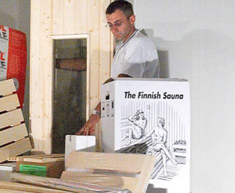Sauna-Selbstbausatz 400-2 01 Sauna, Sauna-Selbstbausatz, Selbstbausatz, Elementbauweise, Elementsauna