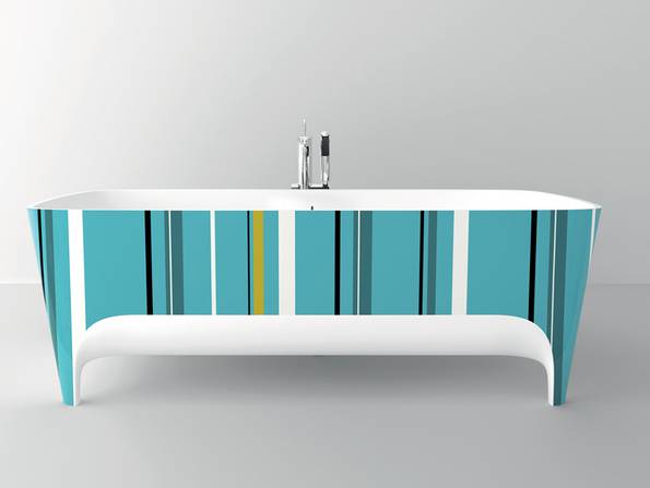Badewanne, Material, Mineralwerkstoff, Duralight. Foto: Teuco