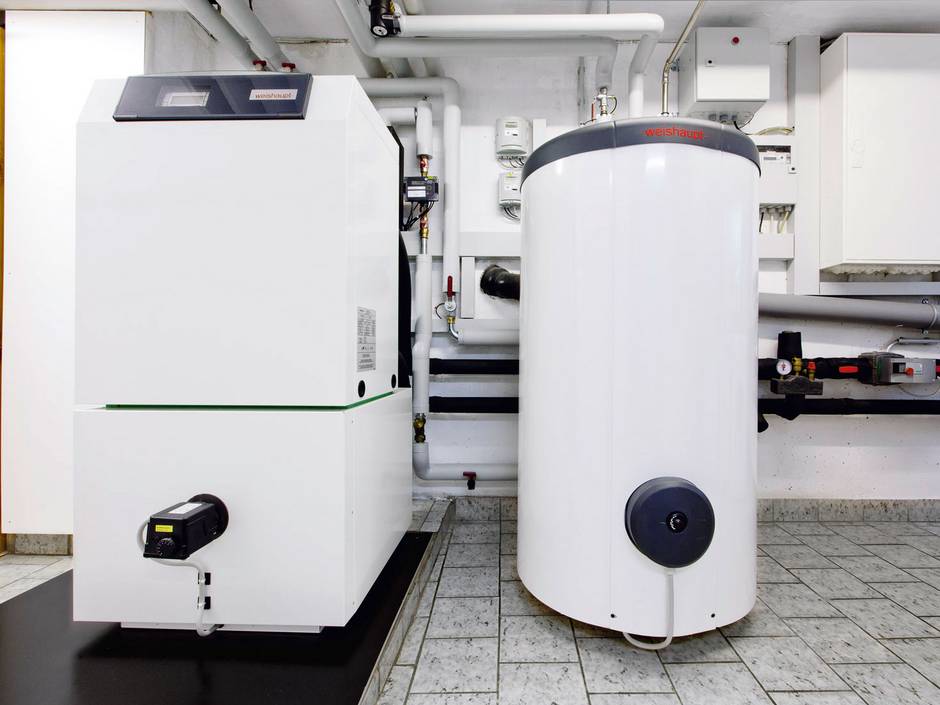 Wärmepumpe, Keller, Pufferspeicher