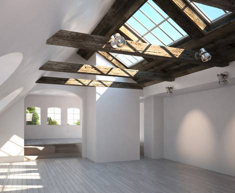 Dachgeschoss Licht storm fotolia Dachgeschoss, Licht, Beleuchtung, Foto: storm/fotolia.com