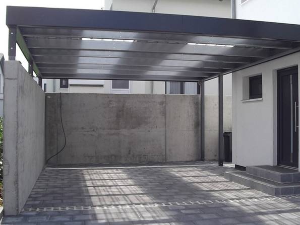 Doppelcarport, transparentes Dach, Foto: MyPort GmbH