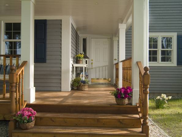 Amerikanische Haeuser Veranda Boston Haus Amerikanische Häuser, Veranda, Foto: BostonHaus