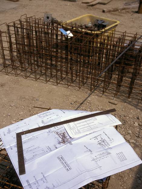 Streifendundament, Planung, Fundamentplan, Bewehrung, Foto: imago/Frank Müller