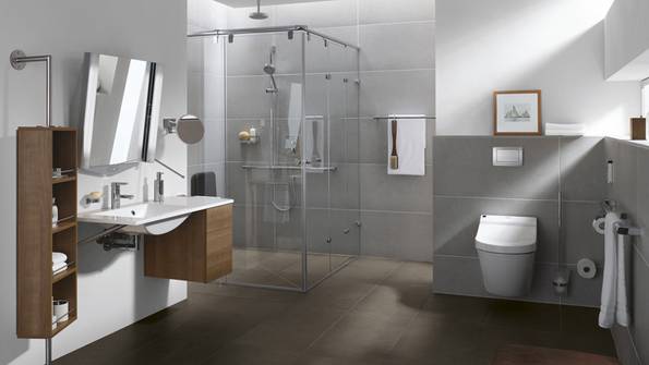Bad renovieren, Badrenovierung, Badsanierung, Badezimmer modernisieren, Fliesen, Foto: Vereinigung Deutsche Sanitärwirtschaft (VDS), Glamue