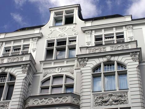 Innenwand selbst dämmen, Innendämmung, Stuckfassade, Foto: djd / Fachverband Wärmedämm-Verbundsysteme e.V.