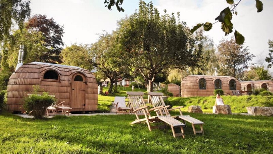 mobiles Haus, Siedlungen mit mehreren Igluhütten, Foto: www.iglucamping.com
