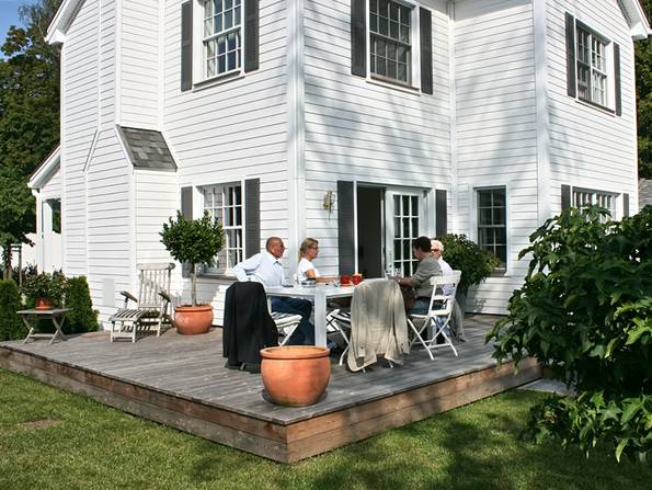 Amerikanische Haeuser Terrasse The White House Amerikanische Häuser, Terrasse, Deck, Foto: The White House