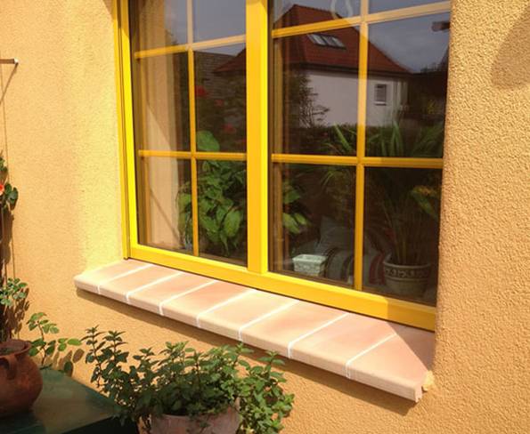 Aussenfensterbank Rimini Baustoffe Fensterbank, außen, Ton, mediterran, Foto: Rimini Baustoffe GmbH
