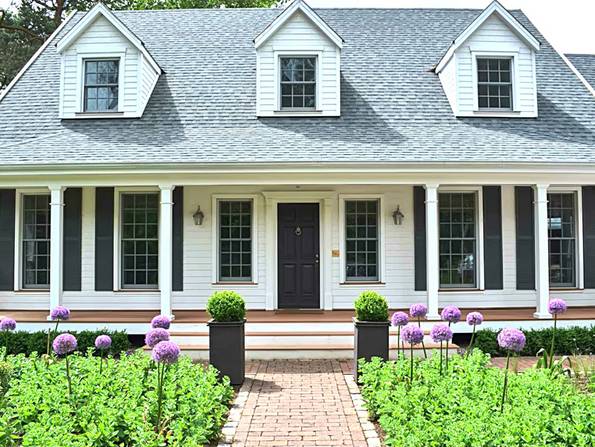 Amerikanische Haeuser Cape Cod front The White House Amerikanische Häuser, Cape Cod, Baustil, Foto: The White House