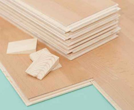 Trittschalldaemmung, Foto: Christian Jung / fotolia.com Trittschalldämmung, Laminat, Parkett, Dämmung, Boden, Foto: Christian Jung / fotolia.com