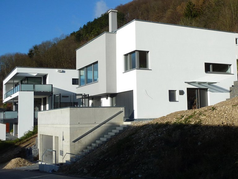 Bauen am Hang Tipps und Beispiele bauen.de