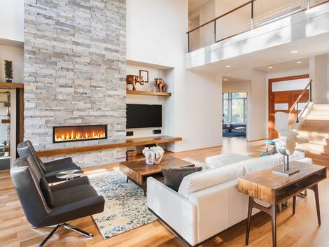 Versicherungen, Wohnzimmer, moderne Einrichtung, Foto: bmak/fotolia.com