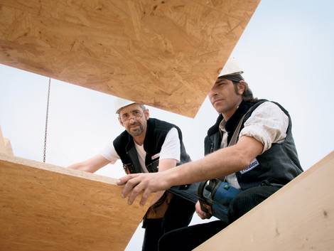 OSB-Platten, Holzwerkstoffplatten, Dach, Foto: FRITZ EGGER GmbH & Co. KG