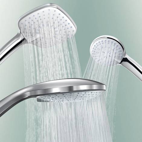 Bad renovieren, Badrenovierung, Badsanierung, Badezimmer modernisieren, Duschkopf, Brausekopf, Foto: Ideal Standard