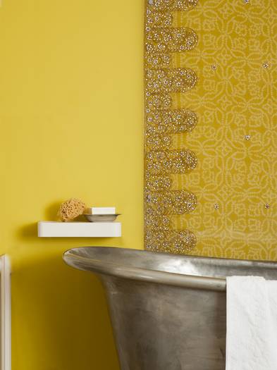 Bad renovieren, Badrenovierung, Badezimmer modernisieren, Wandfarbe, Foto: Dulux