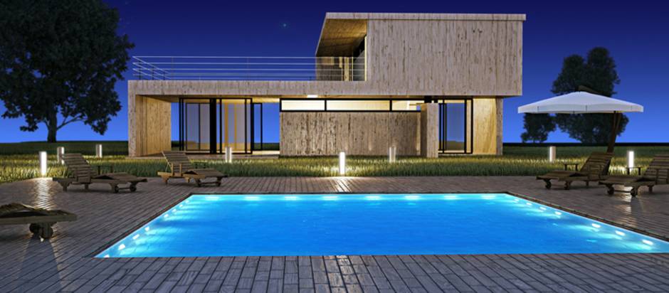 Swimmingpool Unterwasserbeleuchtung Giordano Aita Swimmingpool, Pool selber bauen, Unterwasserbeleuchtung, Foto: Giordano Aita - Fotolia.com