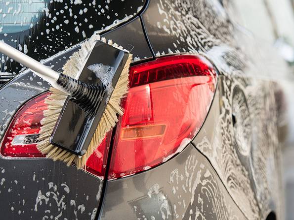 Hochdruckreiniger, Bürstenaufsatz, Auto