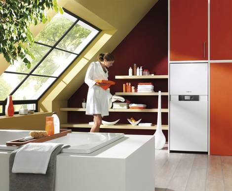 Gasheizung, Foto: Viessmann Gasheizung, Gastherme, Gas-Brennwertgerät, Warmwasserspeicher, Durchlauferhitzer