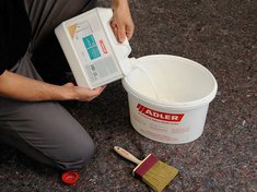 Latexfarbe, Grundierung, Foto: ADLER-Werk Lackfabrik 