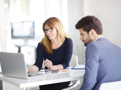 Finanzierung, Baufinanzierung, Finanzierungsberatung, Beratungsgespräch, Foto: sepy / fotolia.de