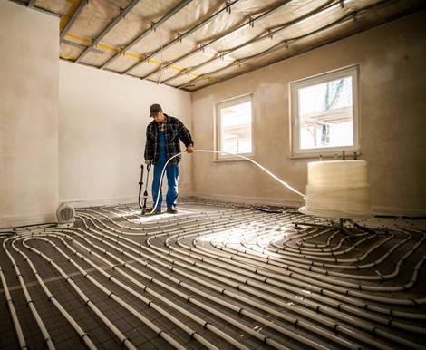 Fussbodenheizung2 djd Bauherren Schutzbund Fußbodenheizung, Foto: djd/Bauherren-Schutzbund