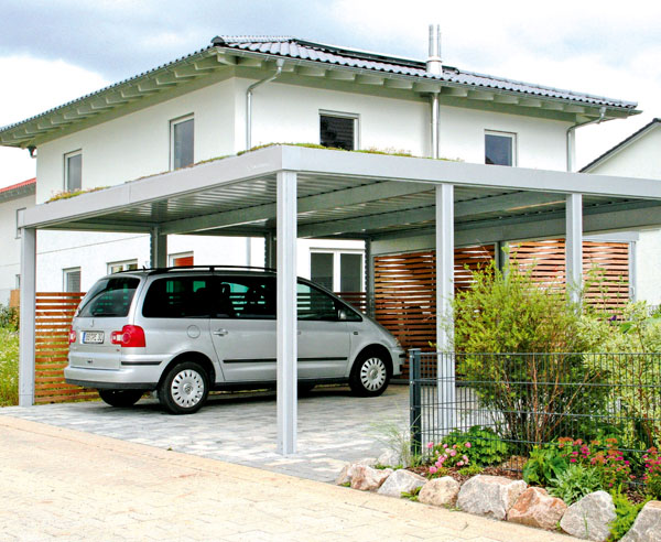Flachdach Carport Der Klassiker Bauen De