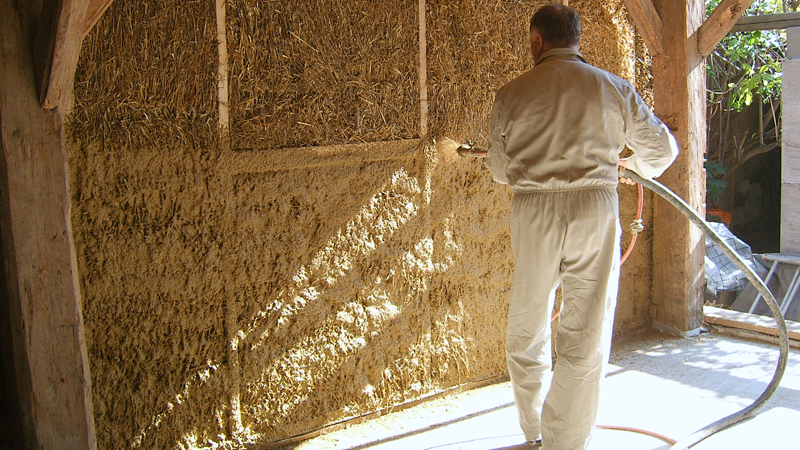 Nachhaltiger Strohballenbau Bauen De